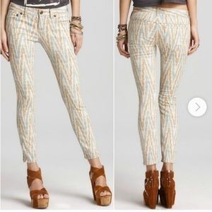 Free People Ikat Skinny Jeans